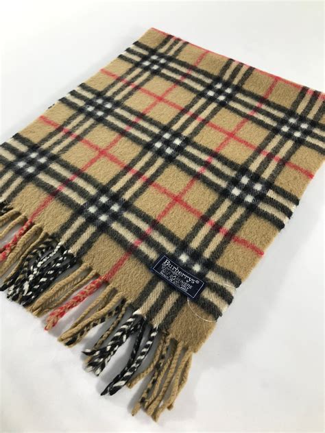 burberry cashmere scarf vintage